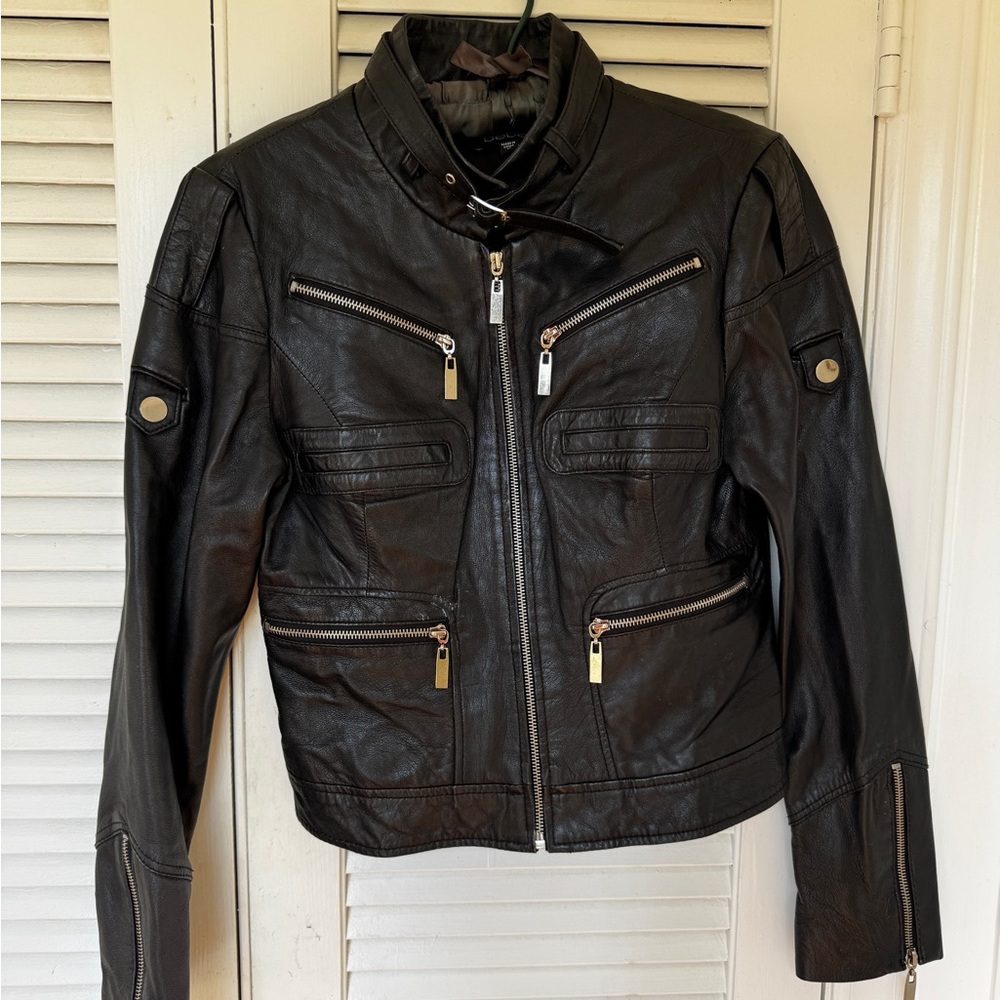 Women's bebe Black Leather Jacket